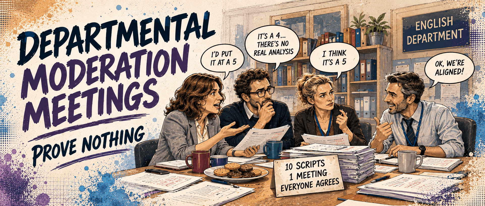 Your department's moderation meeting proves nothing