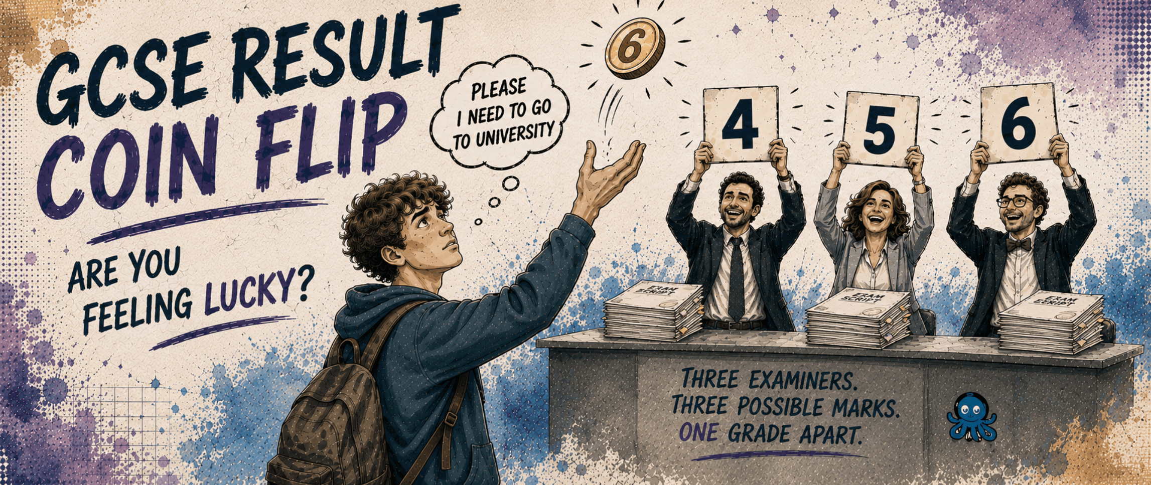 GCSE grades are often a coin flip